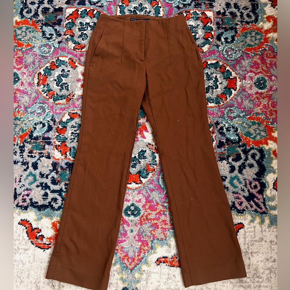 Zara Basic Brown Trousers